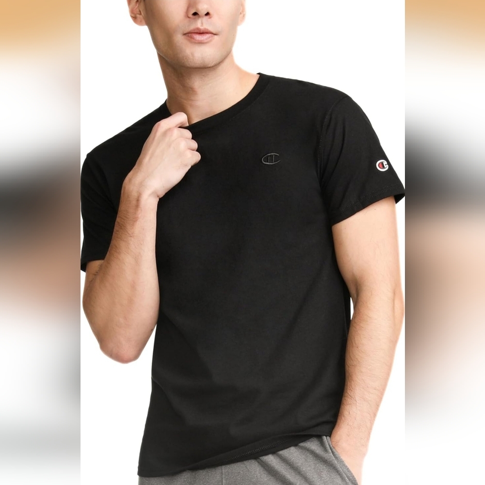 Champion Men's Classic Black Tee